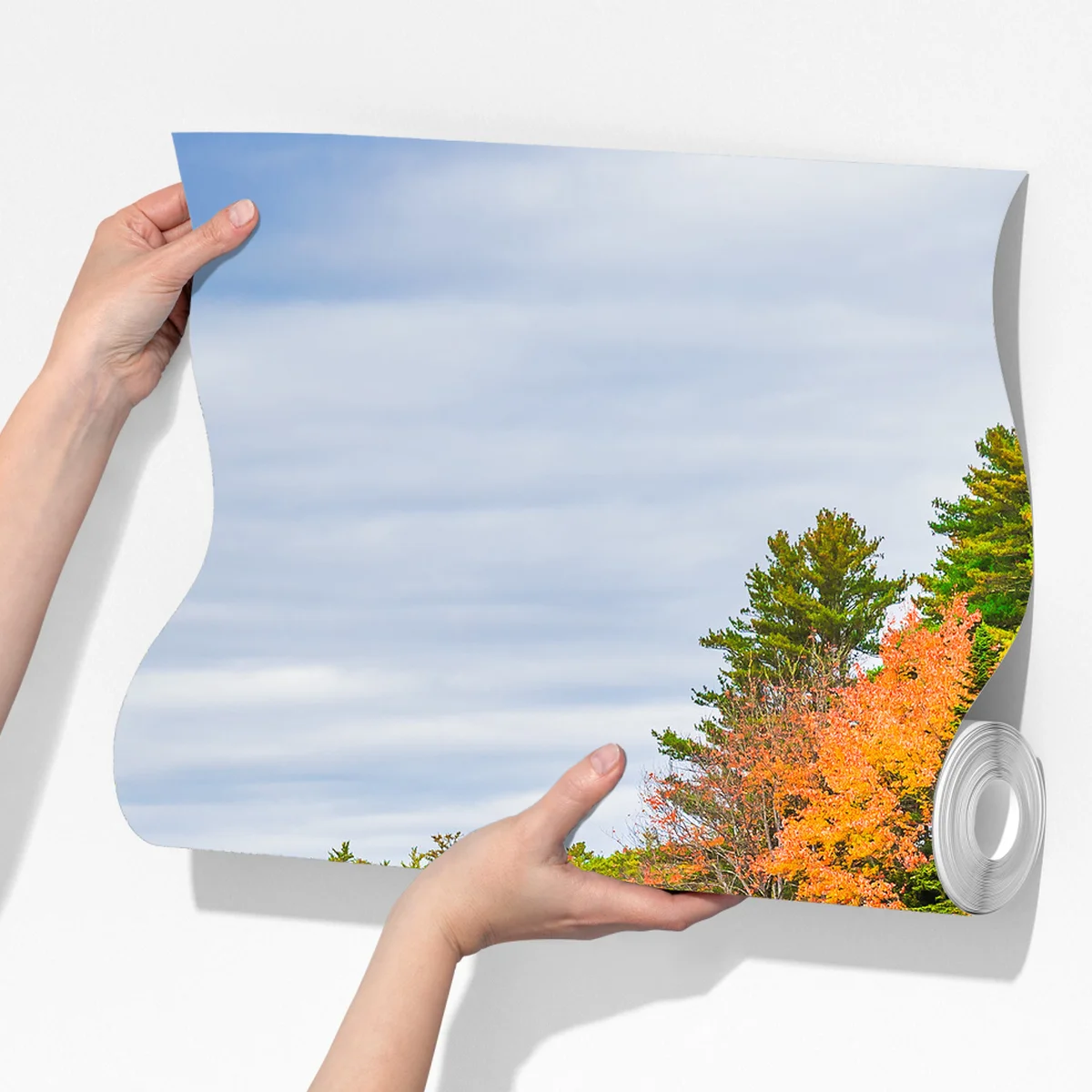 Fototapete herbstliche spiegelungen in Neuengland Fototapete herbstliche spiegelungen in Neuengland