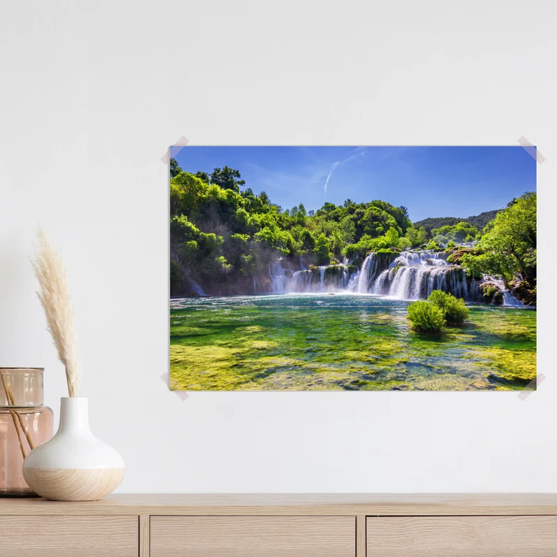 Poster Skradinski Buk wasserfall im Krka Nationalpark Poster Skradinski Buk wasserfall im Krka Nationalpark