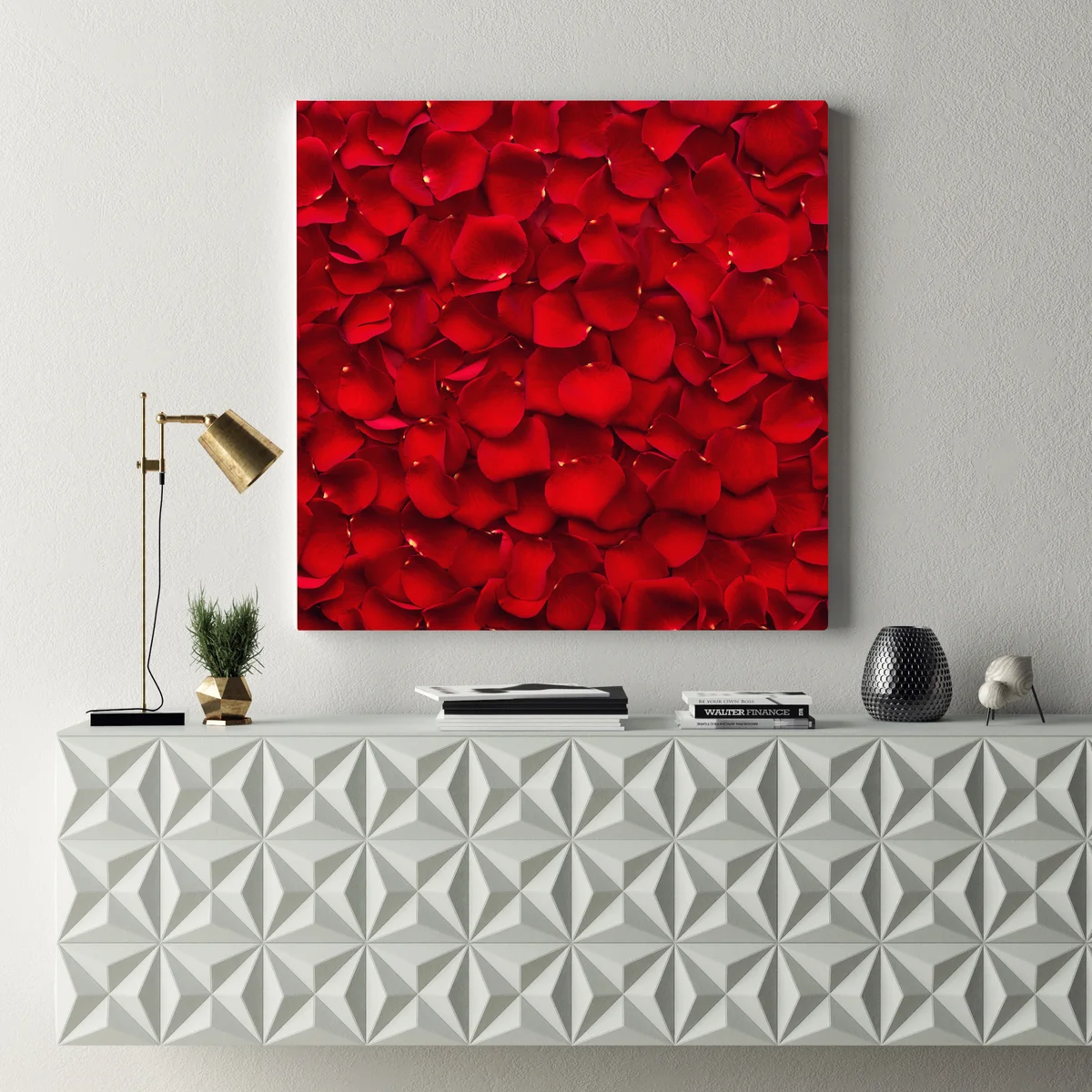 Leinwandbild rote rosenblätter hintergrund Leinwandbild rote rosenblätter hintergrund