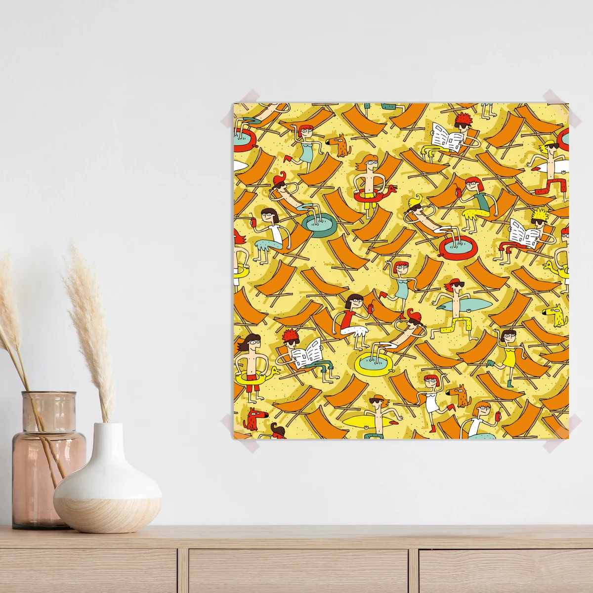 Poster sonniger tag am strand Poster sonniger tag am strand