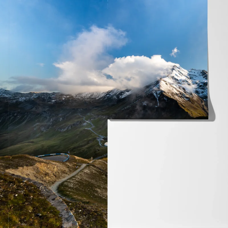 Fototapete Grossglockner panoramastraße in den Alpen Fototapete Grossglockner panoramastraße in den Alpen