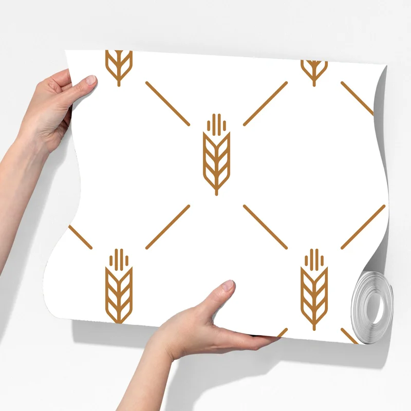 Fototapeta złoty geometryczny wzór pszenicy Fototapeta złoty geometryczny wzór pszenicy