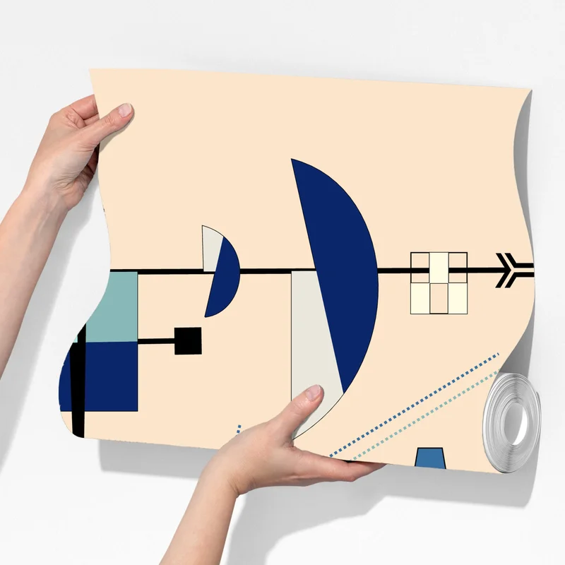 Fototapeta geometryczna kompozycja w pastelach Fototapeta geometryczna kompozycja w pastelach