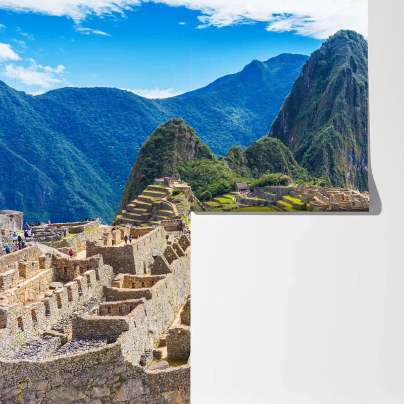Fototapete Machu Picchu antike andine zitadelle Fototapete Machu Picchu antike andine zitadelle