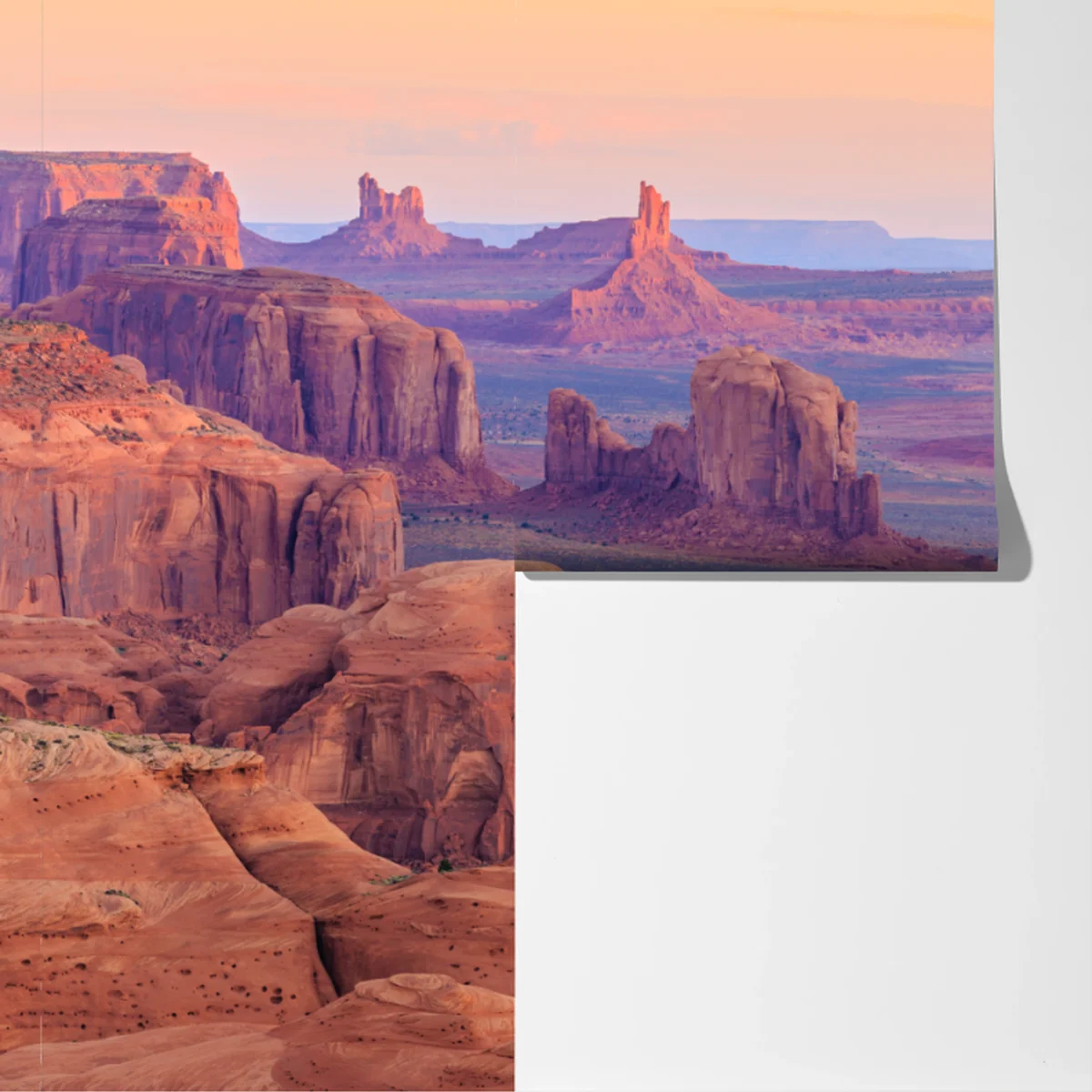 Fototapete Monument Valley wüsten sonnenuntergang panorama Fototapete Monument Valley wüsten sonnenuntergang panorama