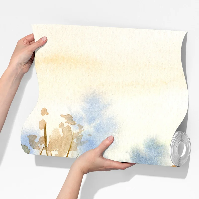 Fototapete zwei reiher im herbstlichen sumpf Fototapete zwei reiher im herbstlichen sumpf