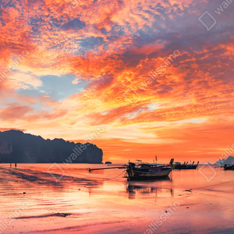 Poster sonnenuntergang in Ao Nang • Poster bei Wallnifity® Poster sonnenuntergang in Ao Nang • Poster bei Wallnifity®