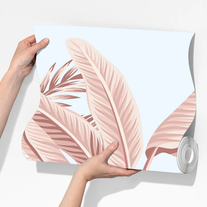 Fototapeta pastelowy tropikalny ogród z flamingiem Fototapeta pastelowy tropikalny ogród z flamingiem