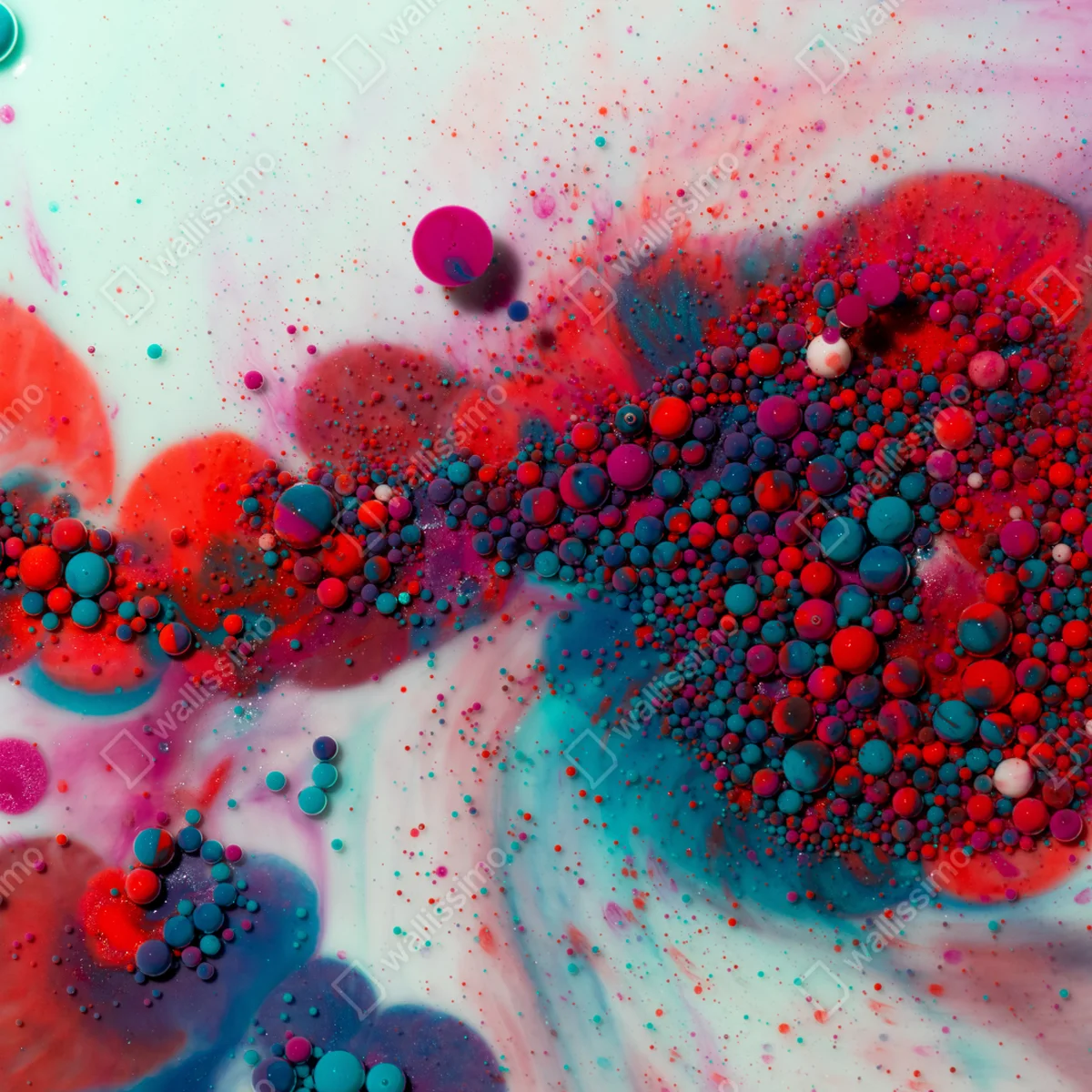 Leinwandbild lebendige marmorierte farbexplosion Leinwandbild lebendige marmorierte farbexplosion