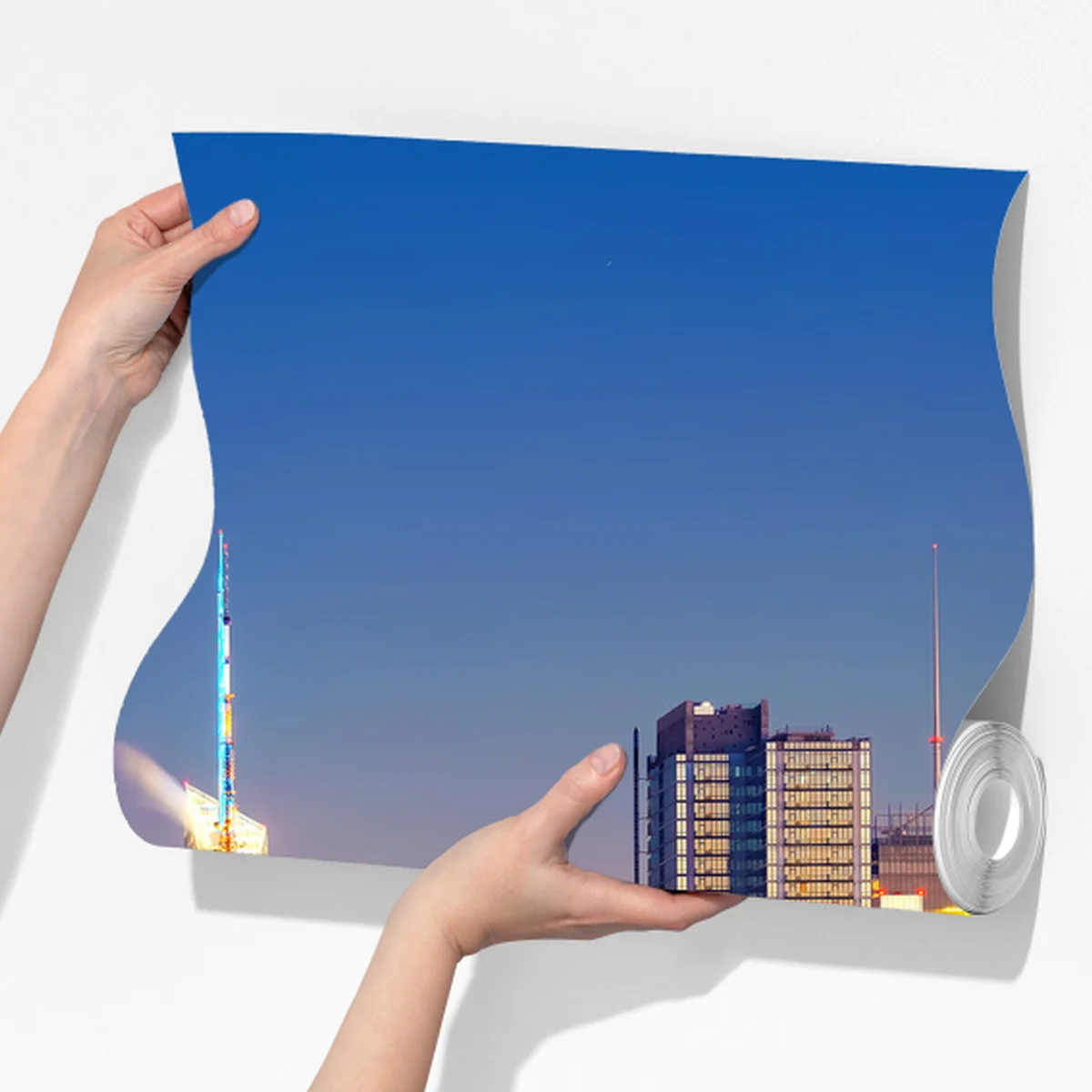 Fototapeta panorama Manhattanu o zmierzchu Fototapeta panorama Manhattanu o zmierzchu