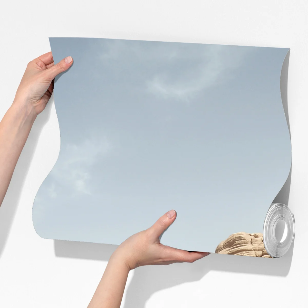 Fototapete weites wüstenpanorama in Wadi Rum, Jordanien Fototapete weites wüstenpanorama in Wadi Rum, Jordanien