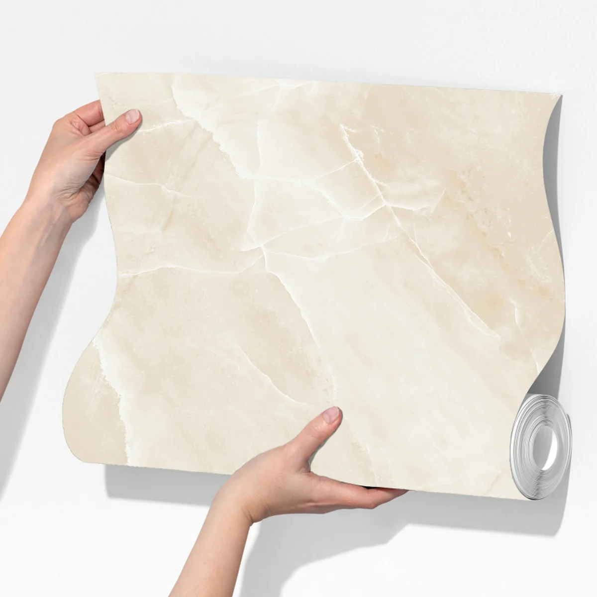 Fototapete beige marmorstruktur mit weißen adern Fototapete beige marmorstruktur mit weißen adern