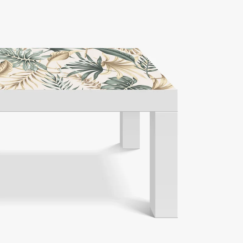 Tischaufkleber und Schreibtischaufkleber tropisches botanisches blättermuster Tischaufkleber und Schreibtischaufkleber tropisches botanisches blättermuster