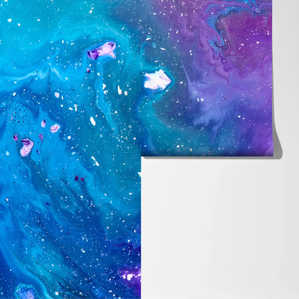 Fototapeta żywa niebiesko-fioletowa abstrakcja akrylowa Fototapeta żywa niebiesko-fioletowa abstrakcja akrylowa