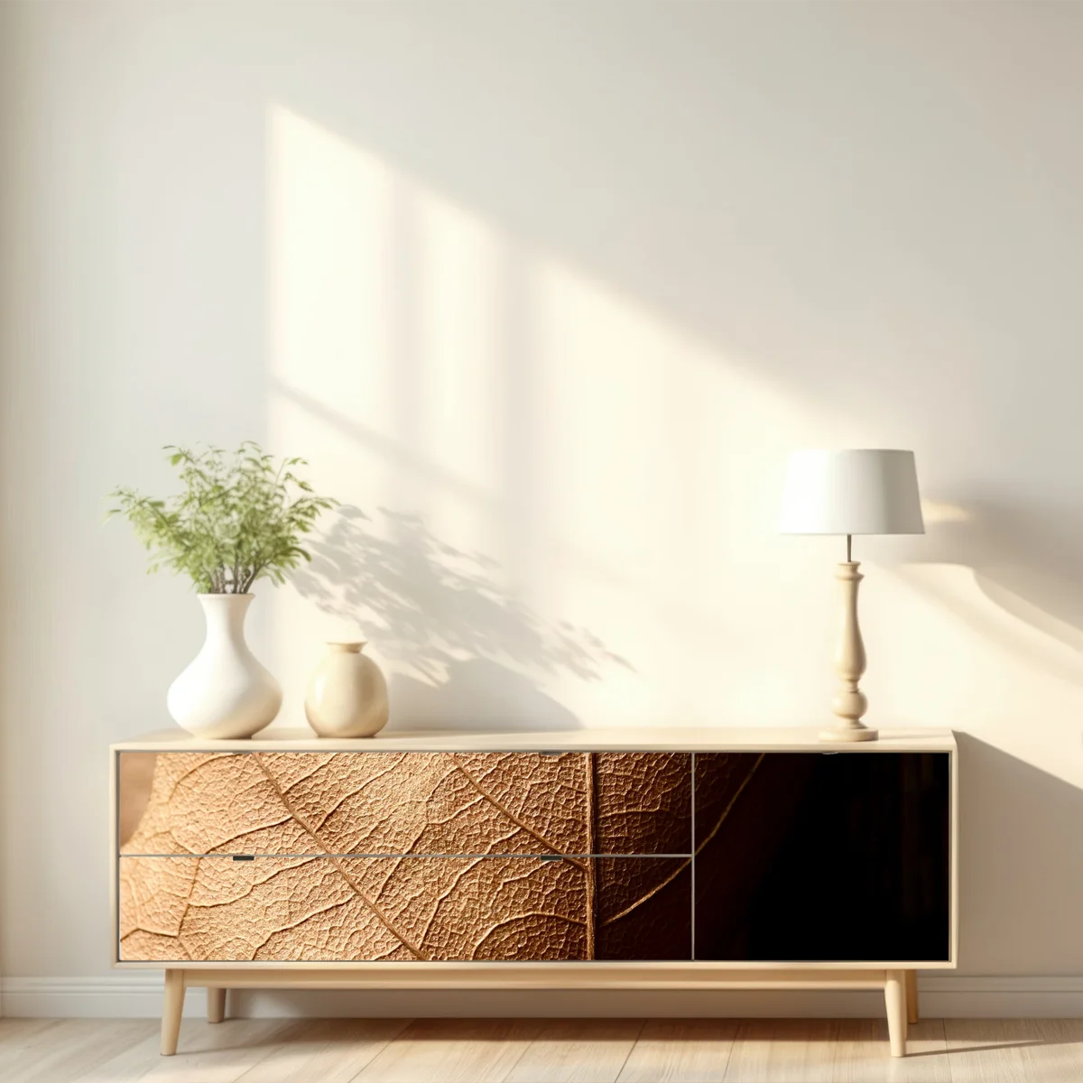 Repositionierbarer Aufkleber strukturiertes trockenes blatt nahaufnahme Repositionierbarer Aufkleber strukturiertes trockenes blatt nahaufnahme