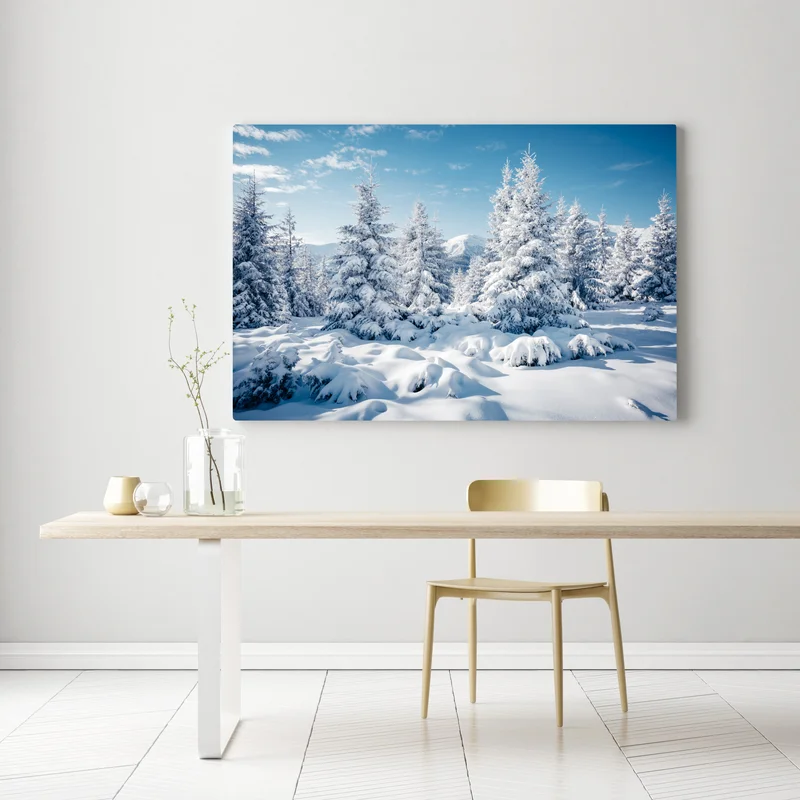 Leinwandbild winterruhe in den Karpaten Leinwandbild winterruhe in den Karpaten