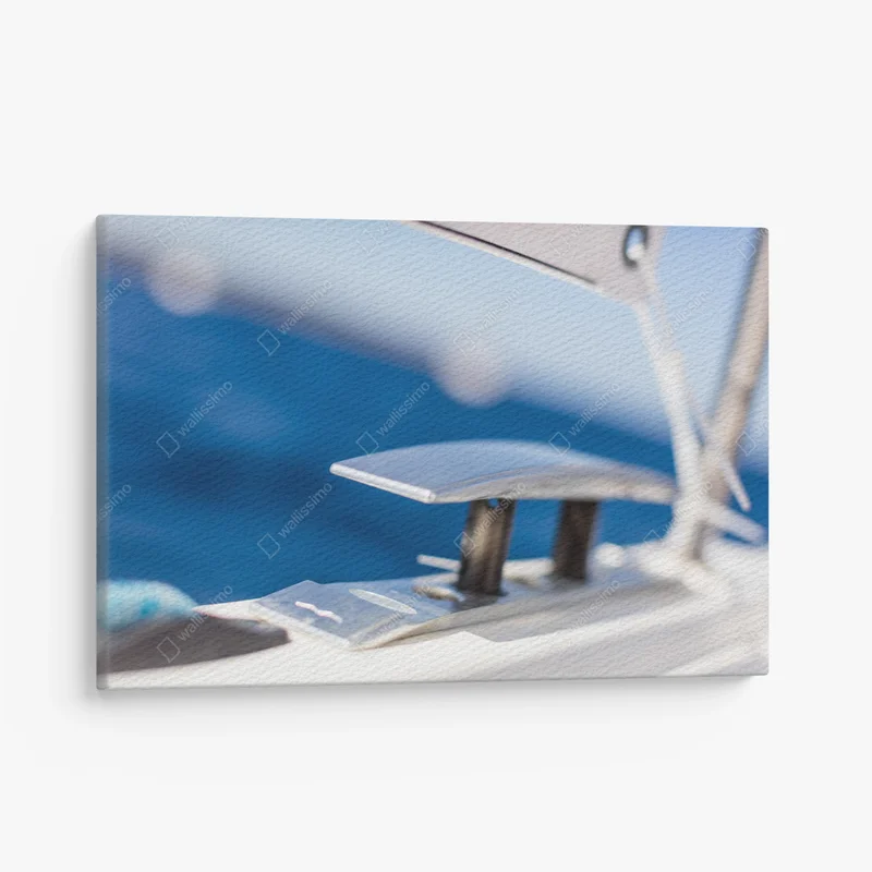 Leinwandbild Detail der Segeljacht-Seilklemme, geringe Tiefenschärfe. Freizeitgestaltung und Extremsport. geringe Schärfentiefe. • Leinwandbilder bei Wallnifity® Leinwandbild Detail der Segeljacht-Seilklemme, geringe Tiefenschärfe. Freizeitgestaltung und Extremsport. geringe Schärfentiefe. • Leinwandbilder bei Wallnifity®