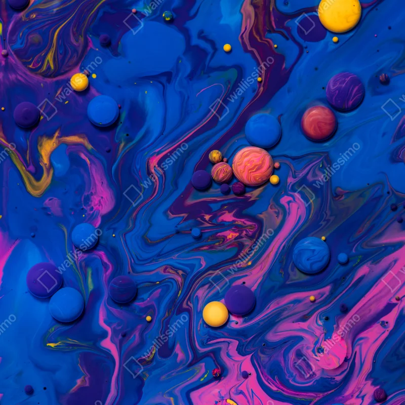 Leinwandbild lebendige kosmische farbwirbel Leinwandbild lebendige kosmische farbwirbel