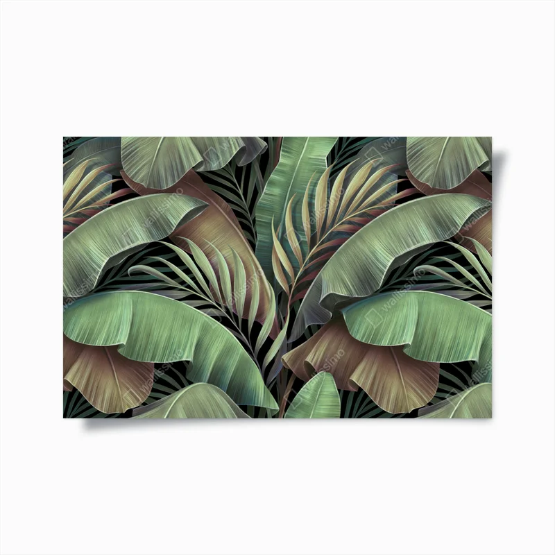 Poster tropisches blättermuster • Poster bei Wallnifity® Poster tropisches blättermuster • Poster bei Wallnifity®