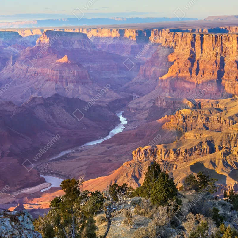 Fototapete Grand Canyon bei dämmerung panorama Fototapete Grand Canyon bei dämmerung panorama