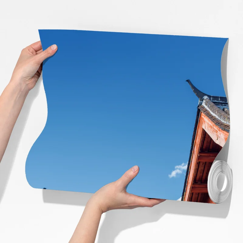 Fototapete Lijiang alte gasse mit laternen Fototapete Lijiang alte gasse mit laternen