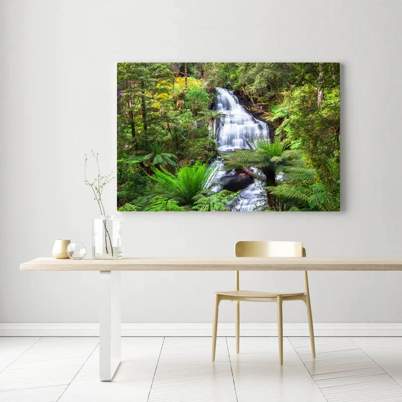Leinwandbild Triplet Falls wasserfall im Great Otway National Park Leinwandbild Triplet Falls wasserfall im Great Otway National Park