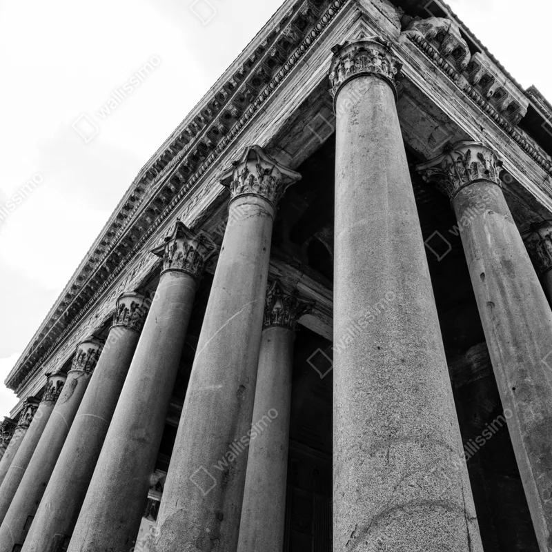 Kühlschrankaufkleber majestätische säulen des Pantheon in Rom Kühlschrankaufkleber majestätische säulen des Pantheon in Rom