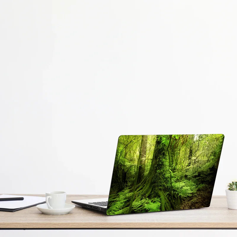 Naklejka na laptopa bujna tropikalna dżungla