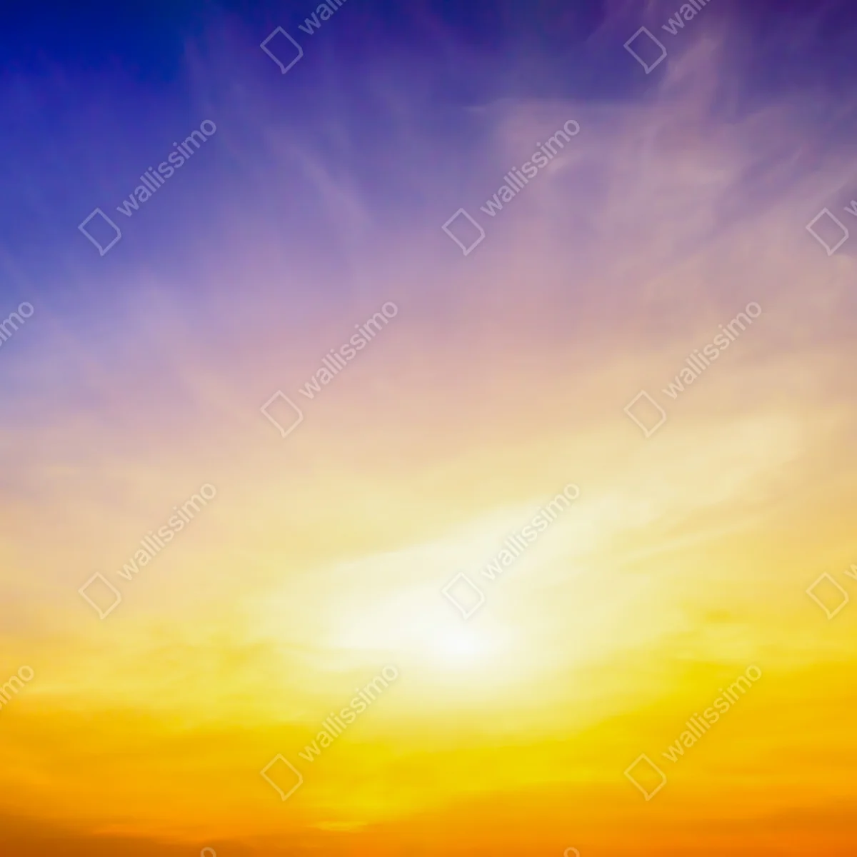 Poster goldener sonnenaufgang über ruhigem horizont • Poster bei Wallnifity® Poster goldener sonnenaufgang über ruhigem horizont • Poster bei Wallnifity®