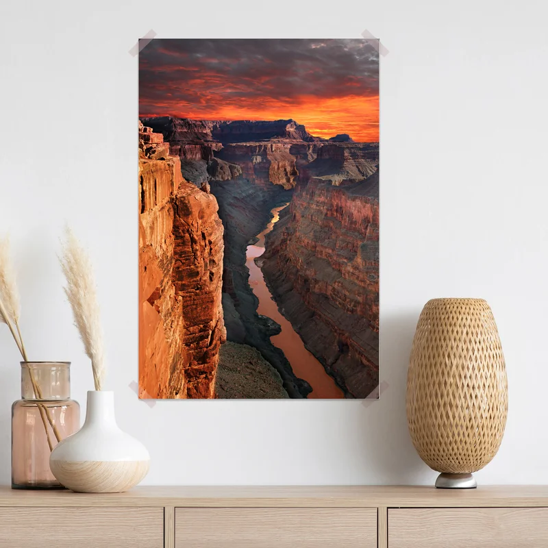 Poster Grand Canyon sonnenuntergang panorama Poster Grand Canyon sonnenuntergang panorama