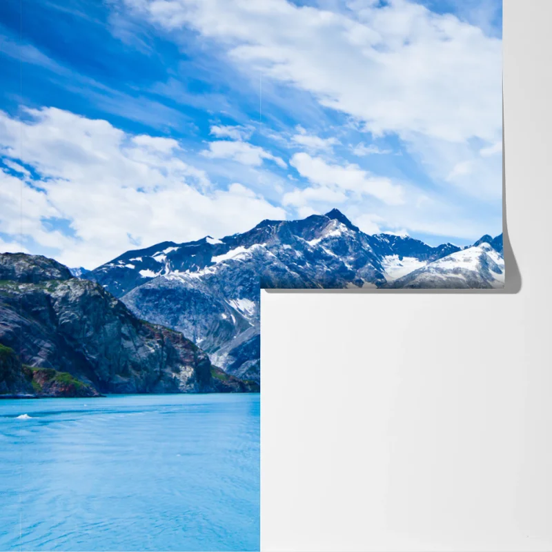 Fototapete schneebedeckte gipfel in Glacier Bay, Alaska Fototapete schneebedeckte gipfel in Glacier Bay, Alaska