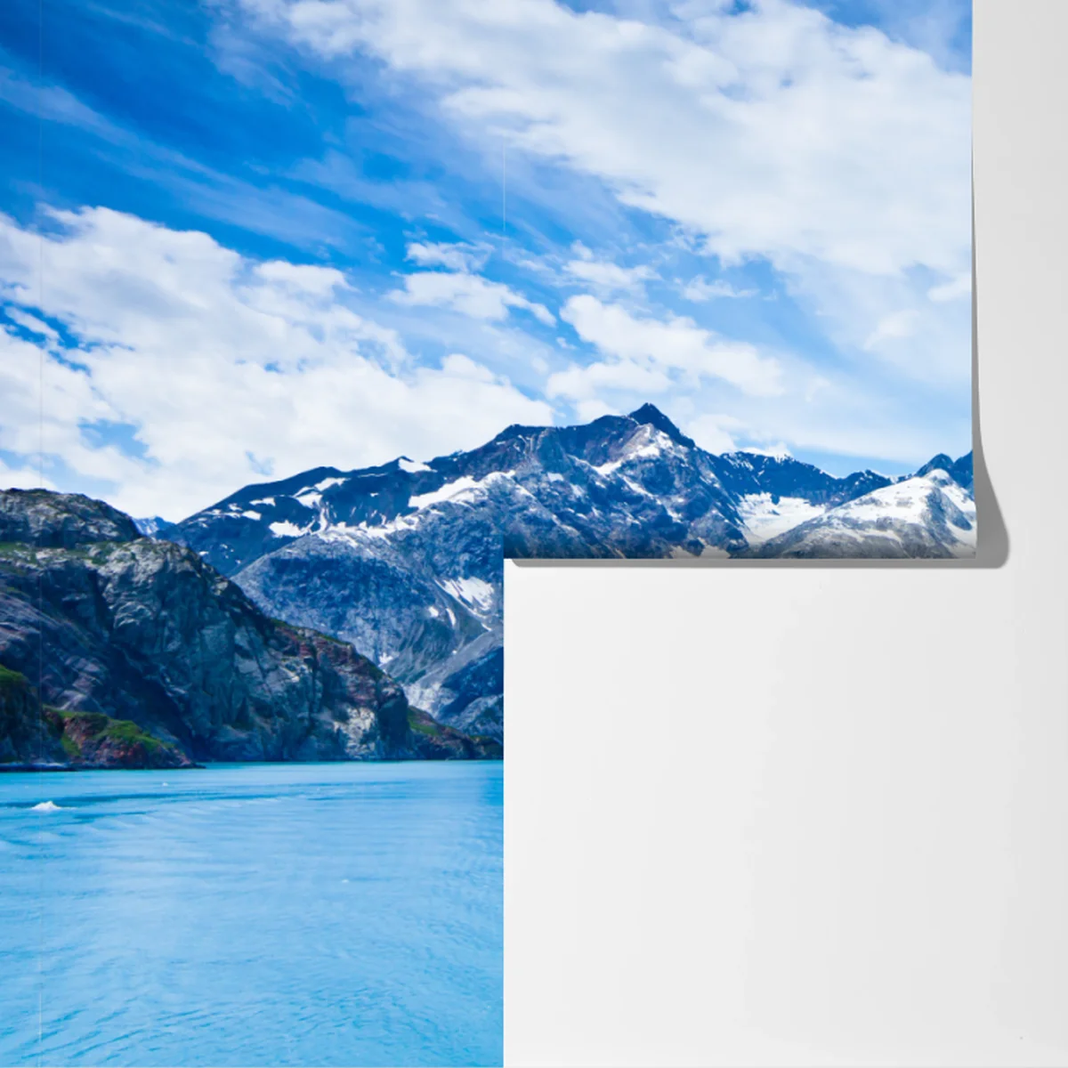 Fototapete schneebedeckte gipfel in Glacier Bay, Alaska Fototapete schneebedeckte gipfel in Glacier Bay, Alaska