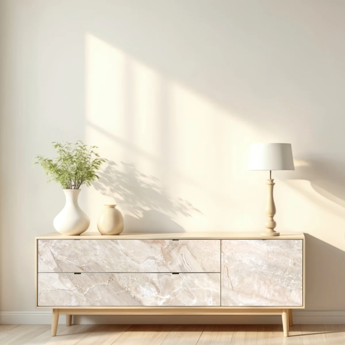 Repositionierbarer Aufkleber beige marmorstruktur Repositionierbarer Aufkleber beige marmorstruktur