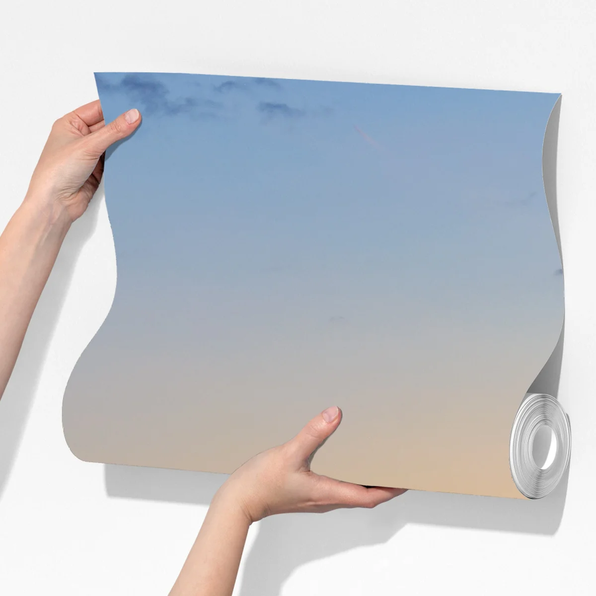 Fototapete New York skyline bei dämmerung Fototapete New York skyline bei dämmerung