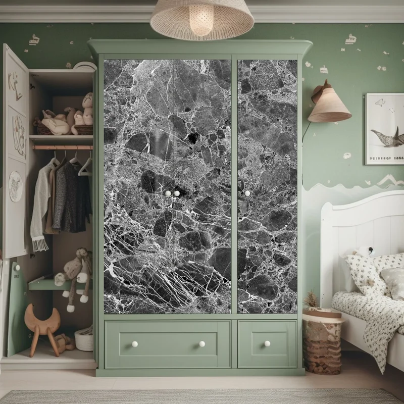 Schrankaufkleber monochrome marmortextur Schrankaufkleber monochrome marmortextur