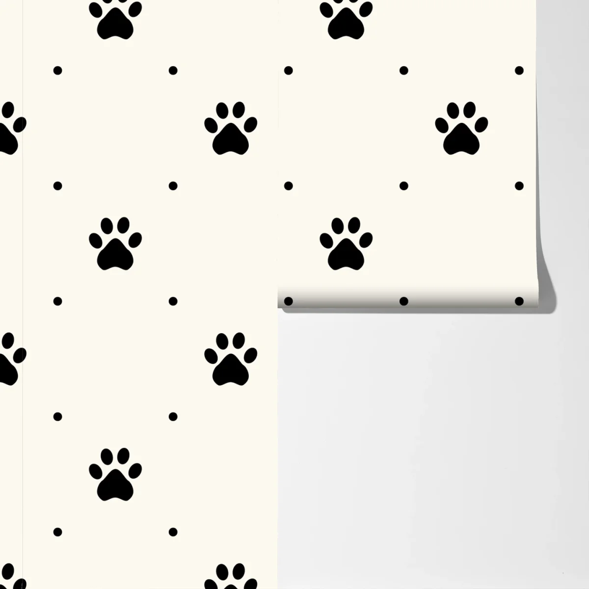 Fototapete verspieltes pfotenmuster Fototapete verspieltes pfotenmuster
