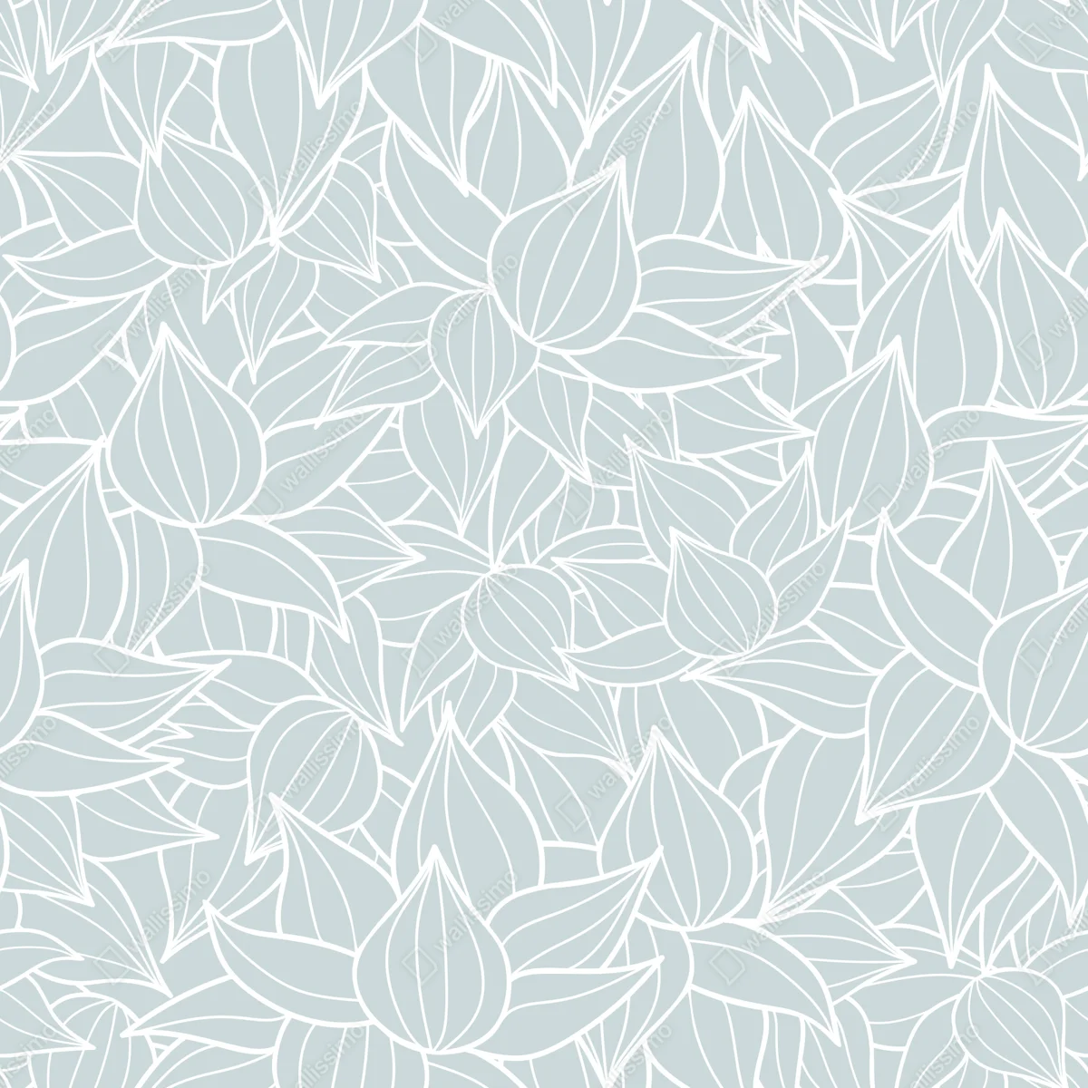 Laptop-Aufkleber zartes türkis blättermuster Laptop-Aufkleber zartes türkis blättermuster