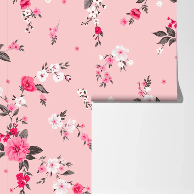 Fototapete zartes rosa blumenmuster Fototapete zartes rosa blumenmuster