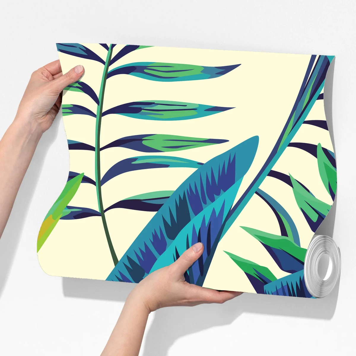 Fototapete tropische türkisblätter Fototapete tropische türkisblätter