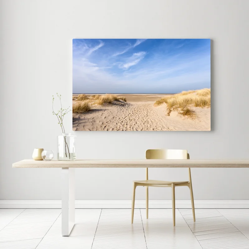 Leinwandbild ruhige dünen an der deutschen küste Leinwandbild ruhige dünen an der deutschen küste