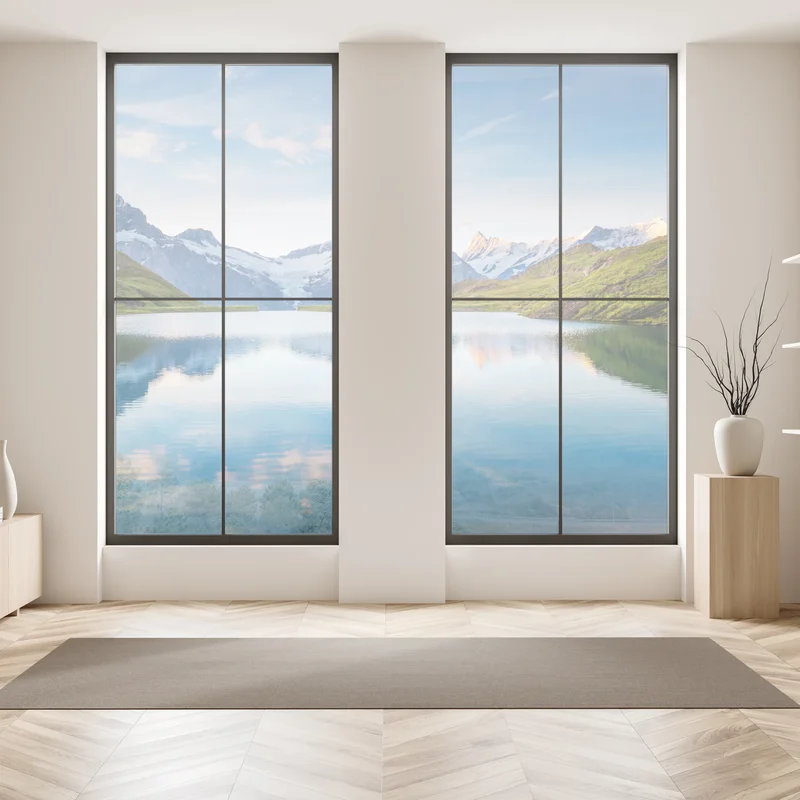 Fensteraufkleber majestätische Alpen-reflexion am Bachalpsee