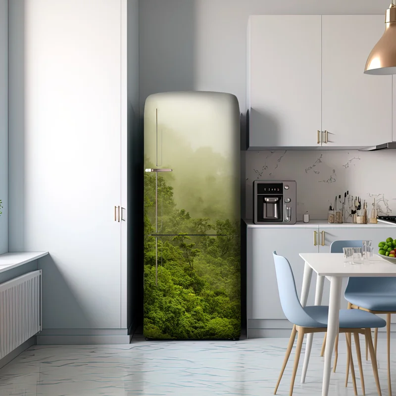 Kühlschrankaufkleber nebeliger regenwald bei Cairns