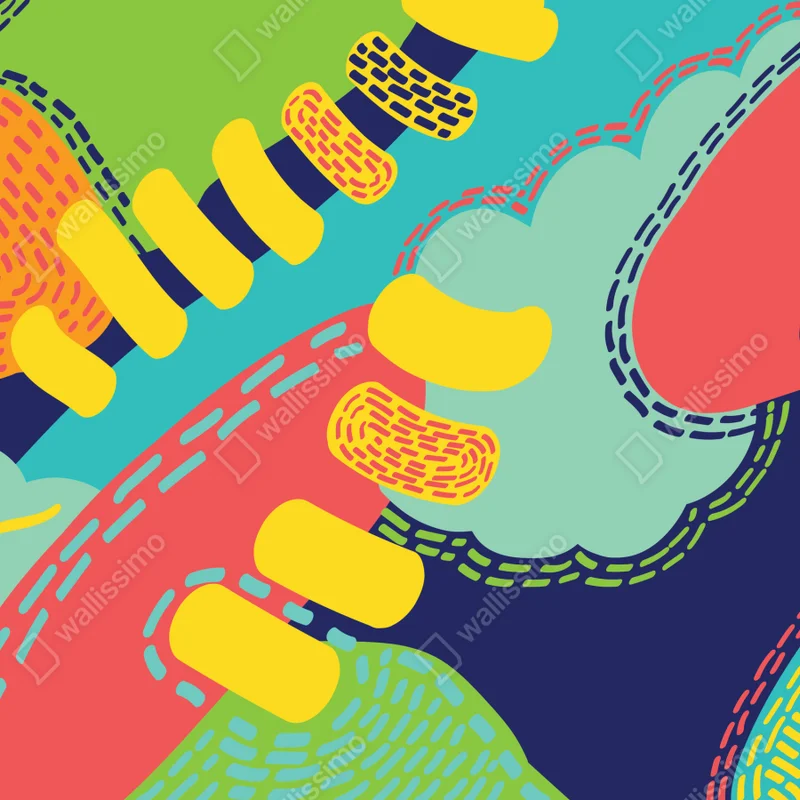 Repositionierbarer Aufkleber leuchtendes abstraktes muster Repositionierbarer Aufkleber leuchtendes abstraktes muster