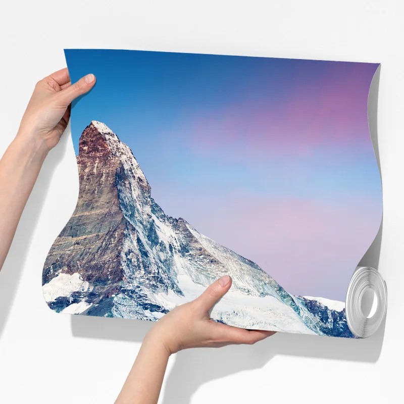 Fototapete spiegelung am Matterhorn bei sonnenaufgang Fototapete spiegelung am Matterhorn bei sonnenaufgang