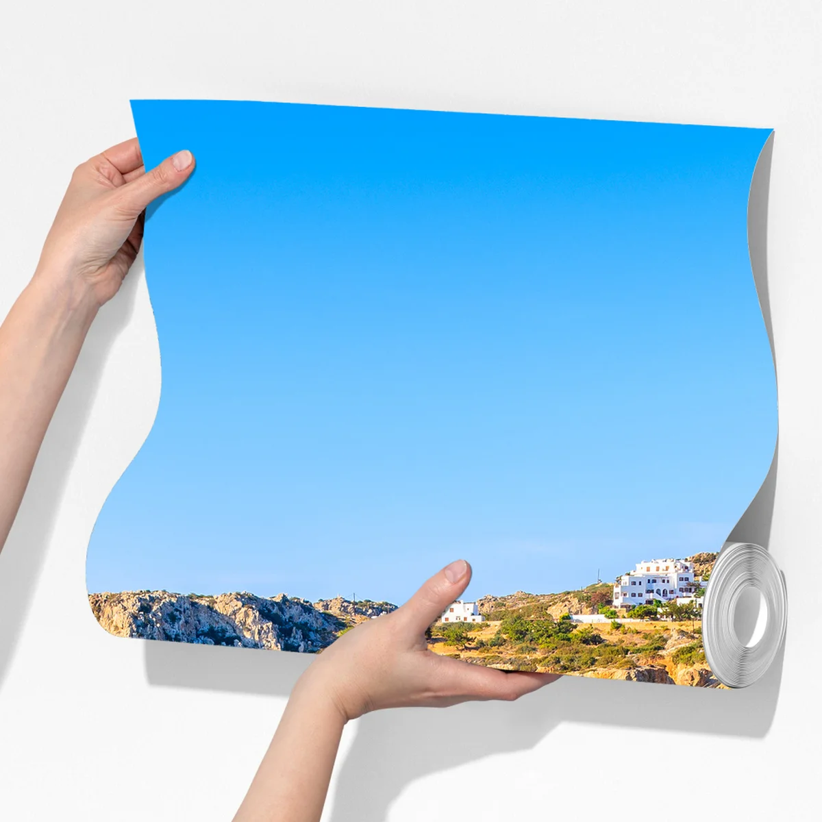 Fototapeta plaża Ammopi, Karpathos błękitna zatoka Fototapeta plaża Ammopi, Karpathos błękitna zatoka