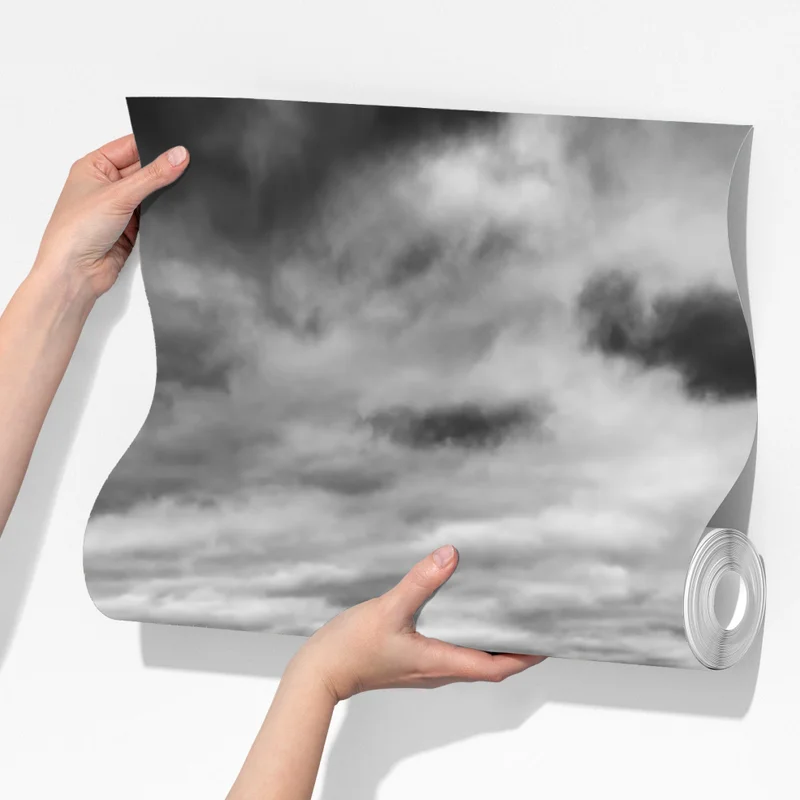 Fototapeta dramatyczne czarno-białe molo prowadzące w burzliwe morze Fototapeta dramatyczne czarno-białe molo prowadzące w burzliwe morze