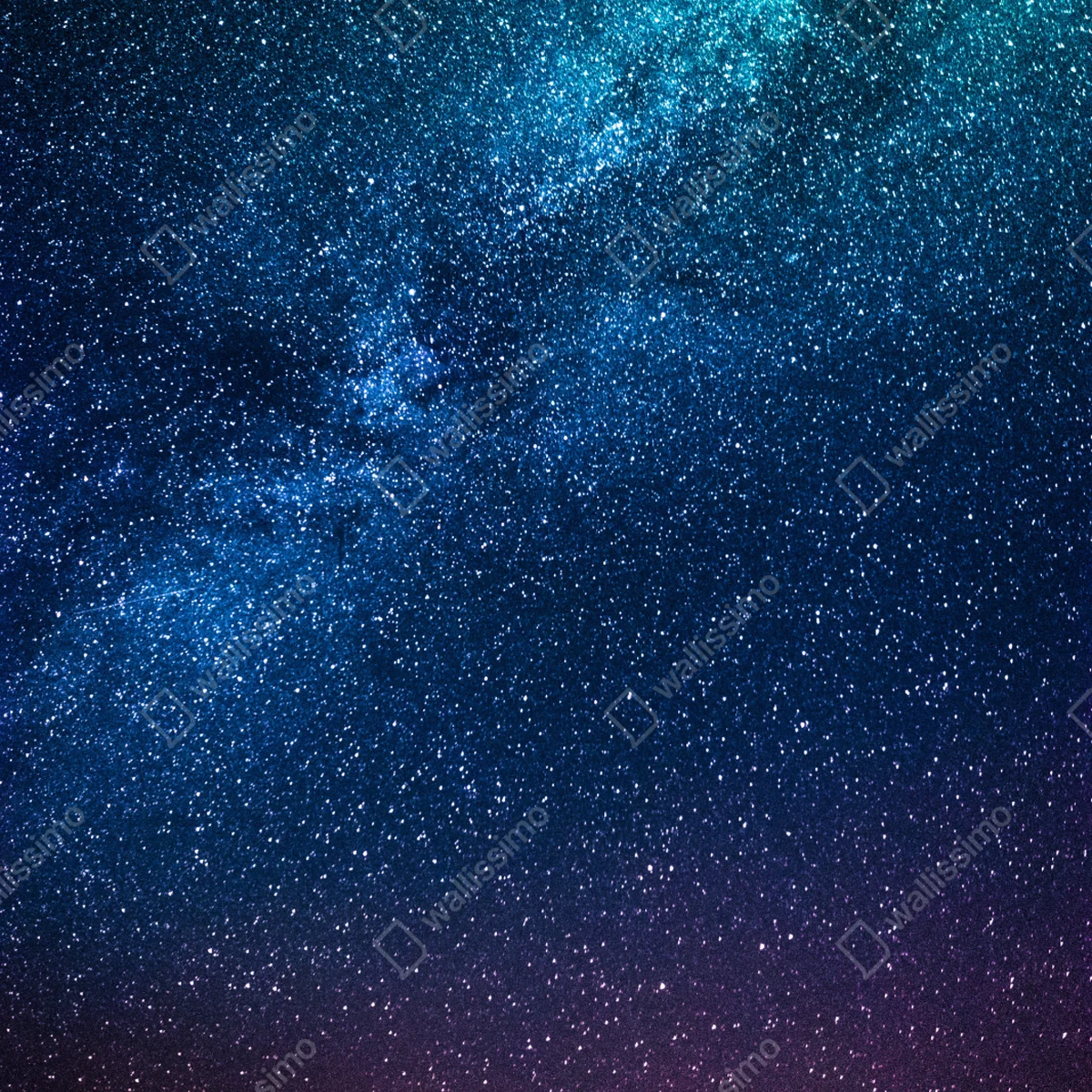 Naklejka na laptopa głębokie błękitne nocne niebo z drogą mleczną i spadającą gwiazdą Naklejka na laptopa głębokie błękitne nocne niebo z drogą mleczną i spadającą gwiazdą