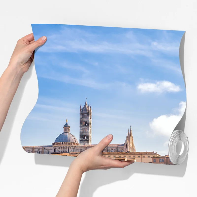 Fototapete Siena stadtpanorama, Italien Fototapete Siena stadtpanorama, Italien