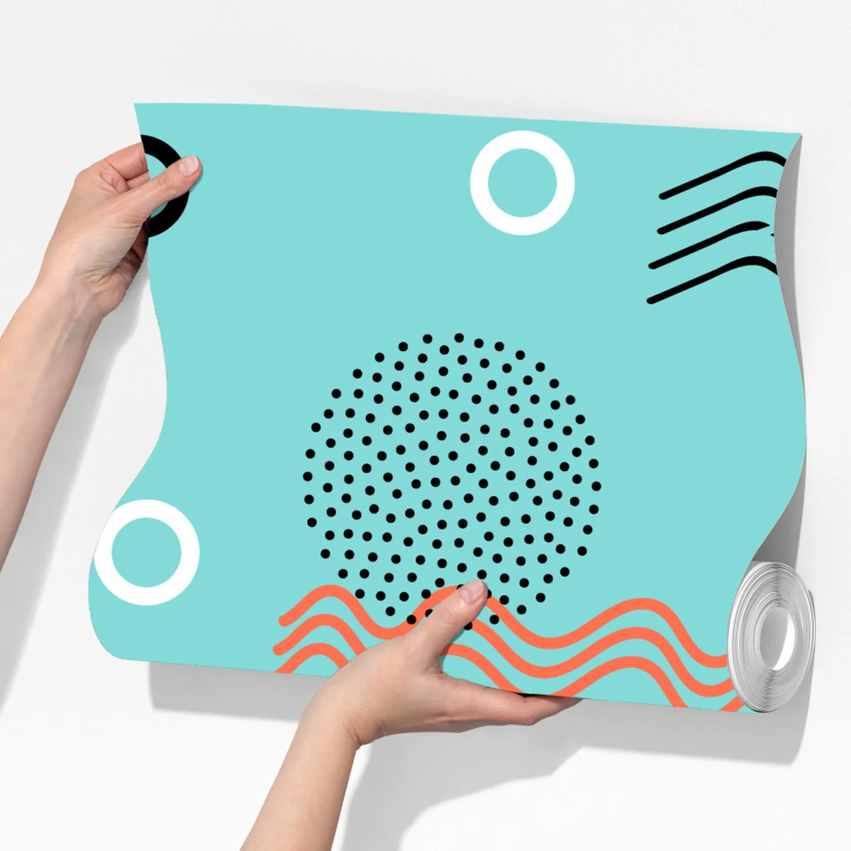 Fototapete farbenfrohes geometrisches muster Fototapete farbenfrohes geometrisches muster