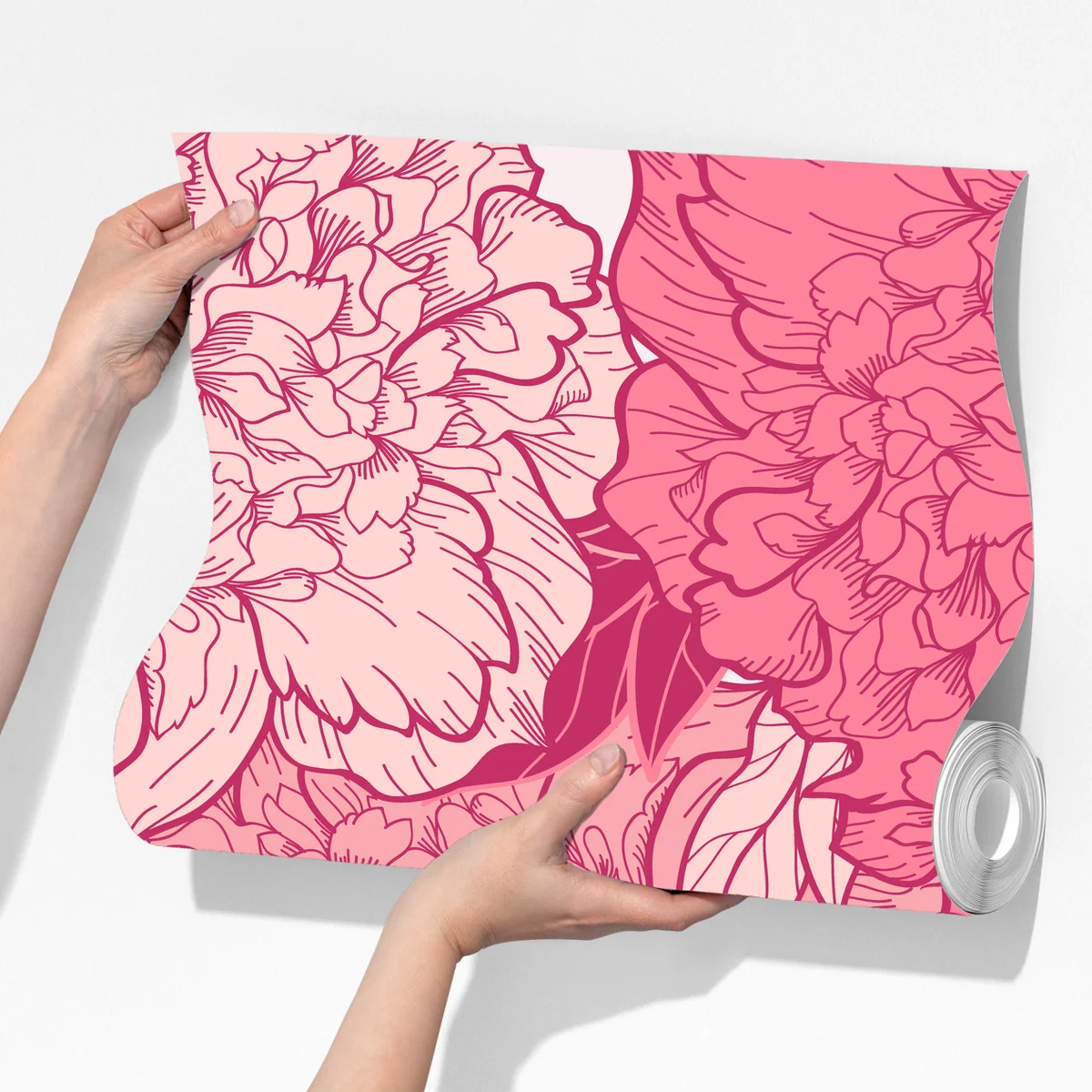 Fototapete rosa pfingstrosenmuster Fototapete rosa pfingstrosenmuster